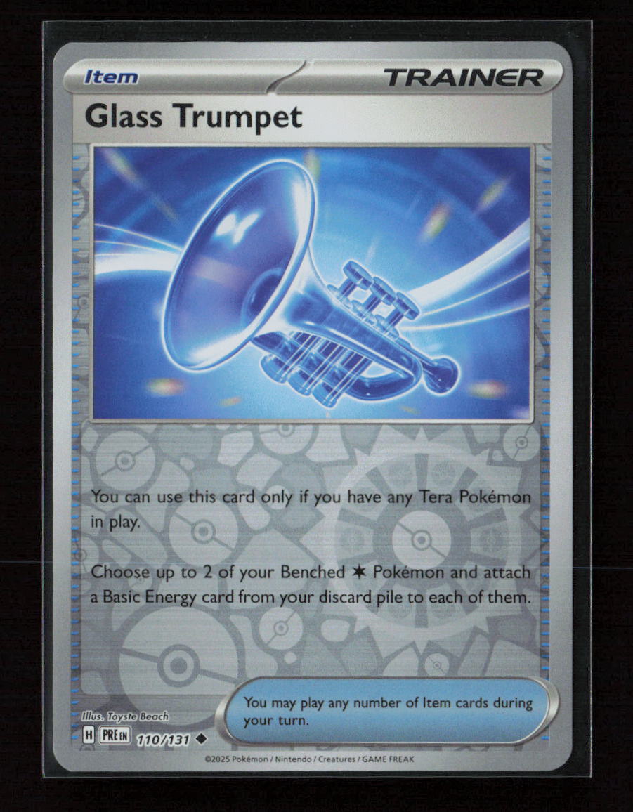 Glass Trumpet Uncommon SV: Prismatic Evolutions 110/131 NM