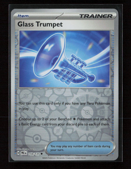 Glass Trumpet Uncommon SV: Prismatic Evolutions 110/131 NM
