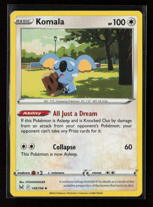 Komala Uncommon SWSH11: Lost Origin 149/196 LP