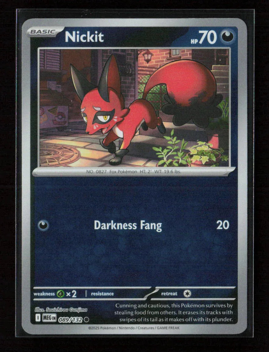 Nickit Common ME01: Mega Evolution 089/132 NM - Kang's Collectibles