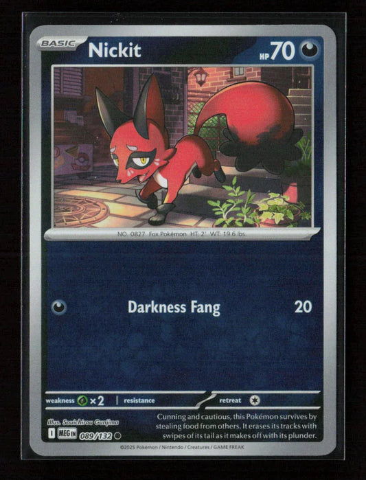 Nickit Common ME01: Mega Evolution 089/132 NM - Kang's Collectibles