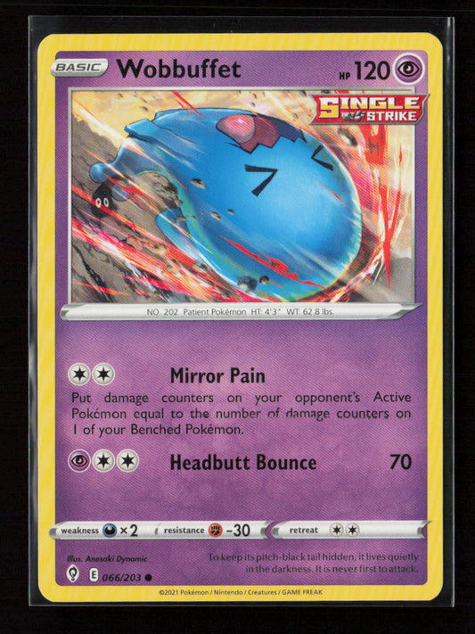 Wobbuffet Common SWSH07: Evolving Skies 066/203 LP