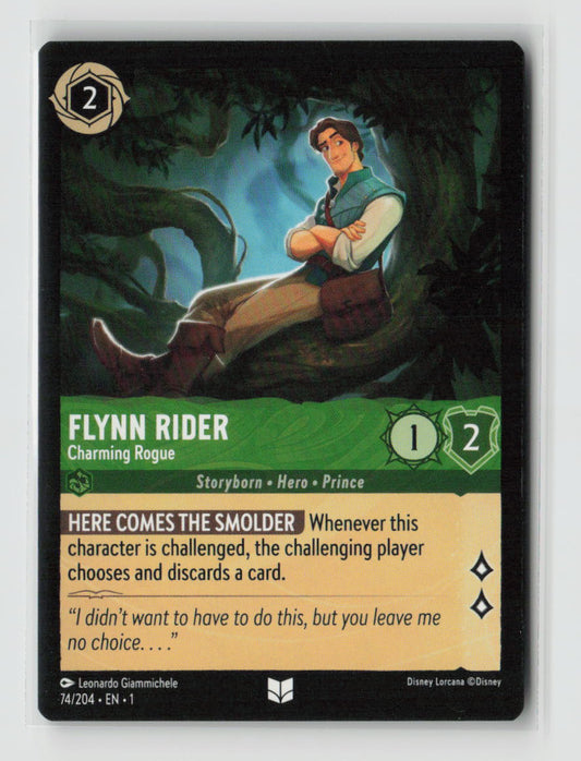 Flynn Rider - Charming Rogue Uncommon The First Chapter 74/204 NM