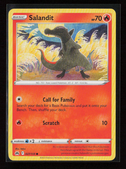 Salandit Common Crown Zenith 027/159 LP