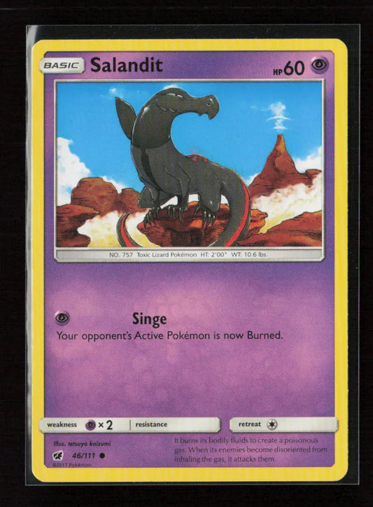 Salandit Common SM - Crimson Invasion 46/111 LP - Kang's Collectibles