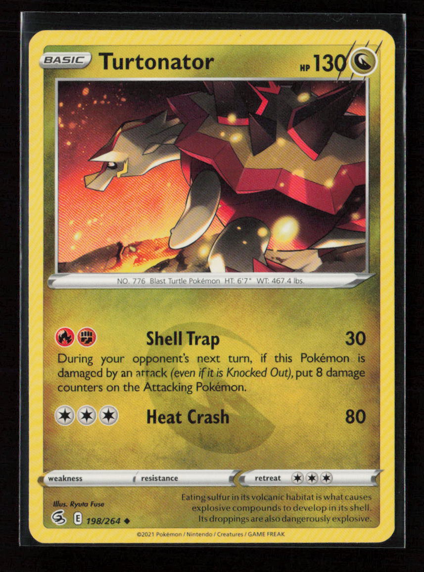 Turtonator Uncommon SWSH08: Fusion Strike 198/264 LP