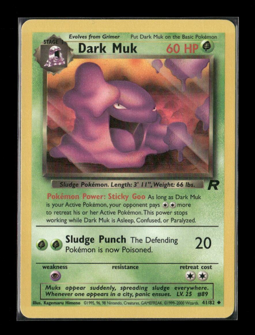 Dark Muk Uncommon Team Rocket 41/82 LP - Kang's Collectibles