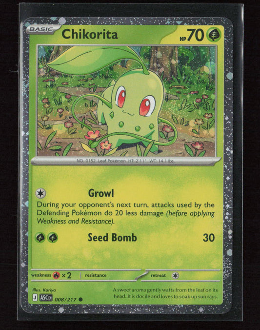 Chikorita (Cosmos Holo) Common Miscellaneous Cards & Products 008/217 NM