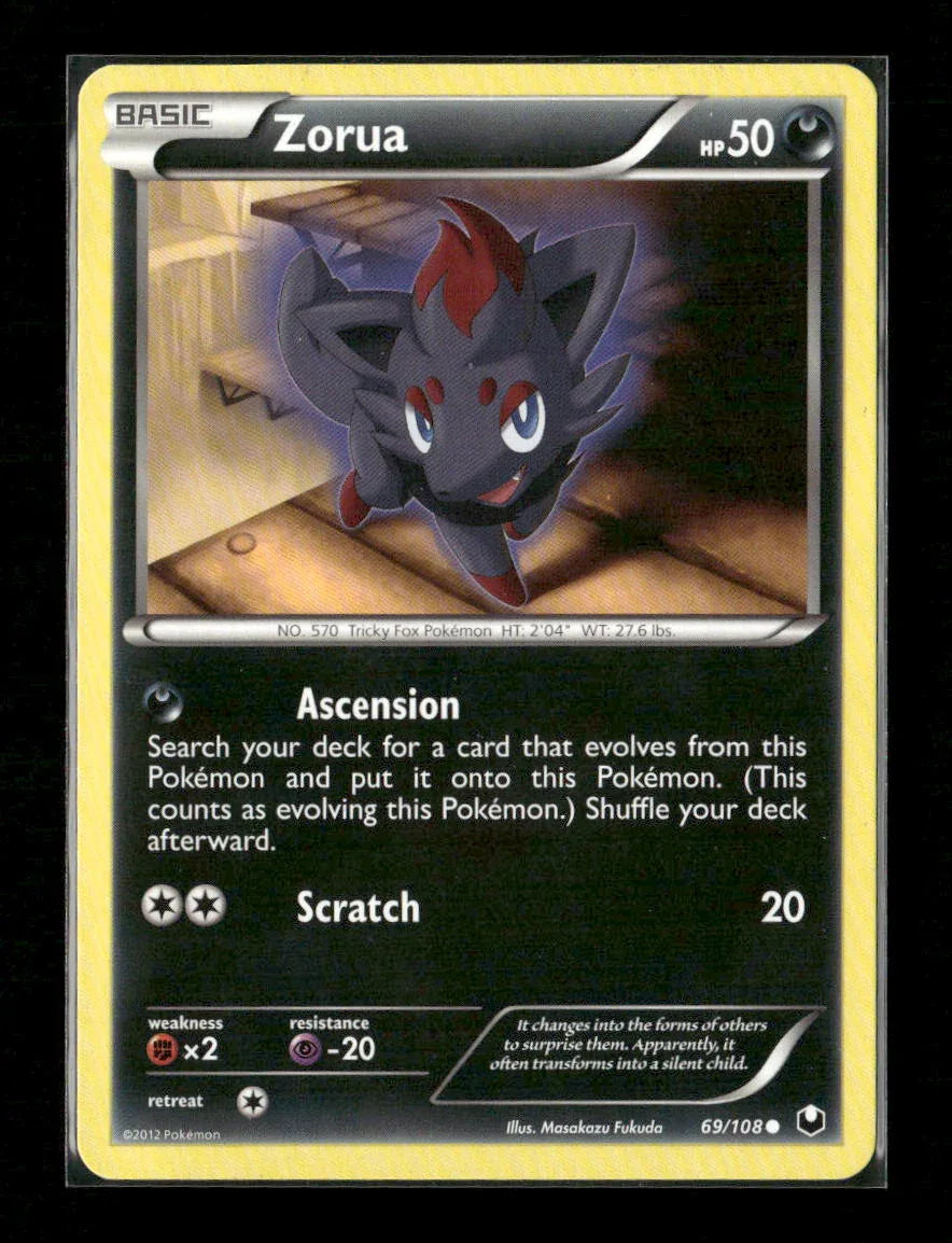 Zorua (69) Common Dark Explorers 69/108 LP - Kang's Collectibles