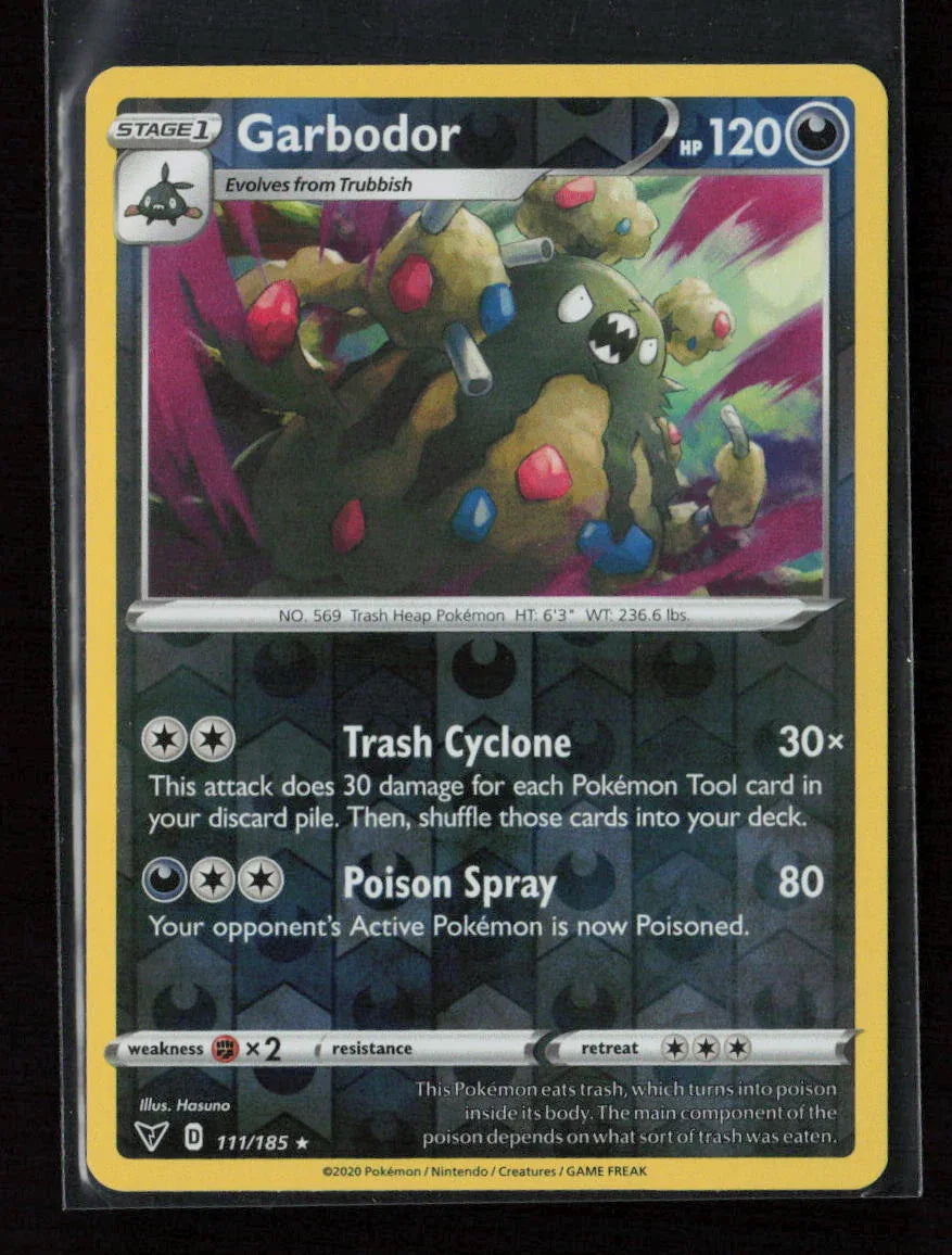 Garbodor Rare SWSH04: Vivid Voltage 111/185 LP - Kang's Collectibles