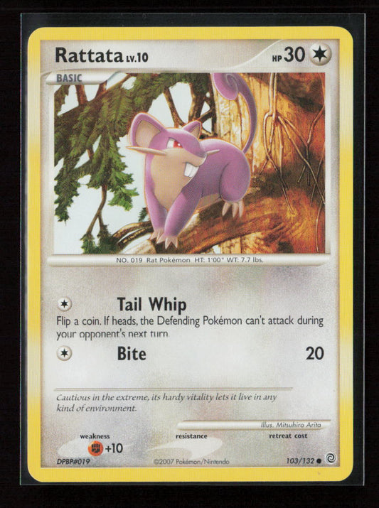 Rattata Common Secret Wonders 103/132 LP