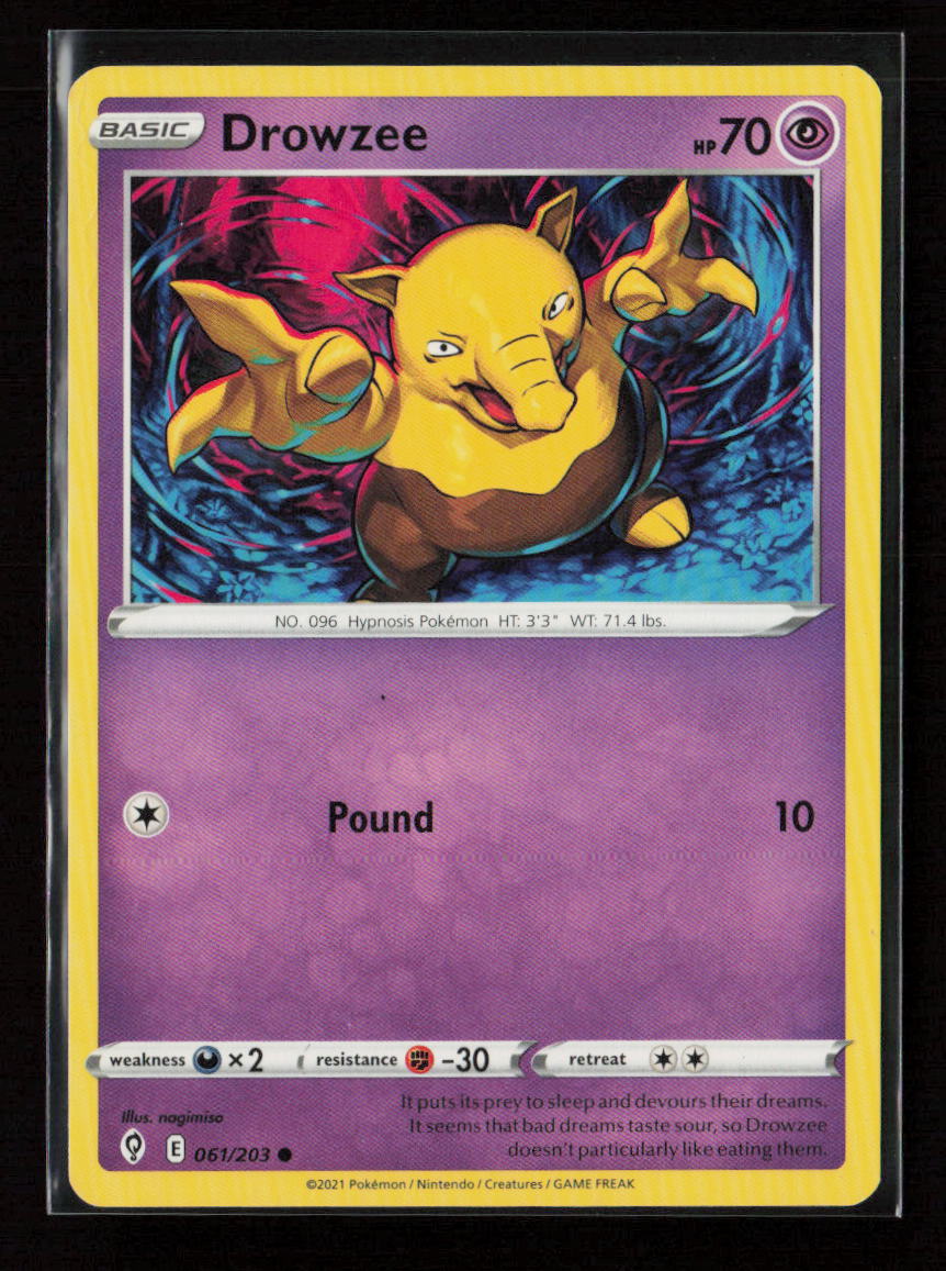 Drowzee Common SWSH07: Evolving Skies 061/203 LP