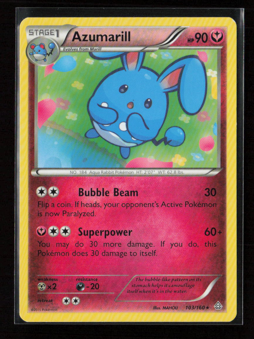 Azumarill Rare XY - Primal Clash 103/160 LP