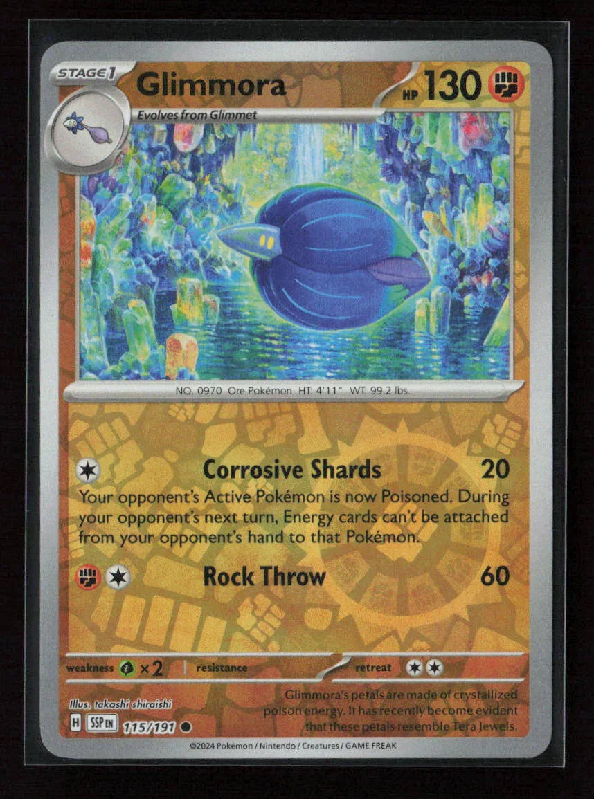 Glimmora Common SV08: Surging Sparks 115/191 NM - Kang's Collectibles