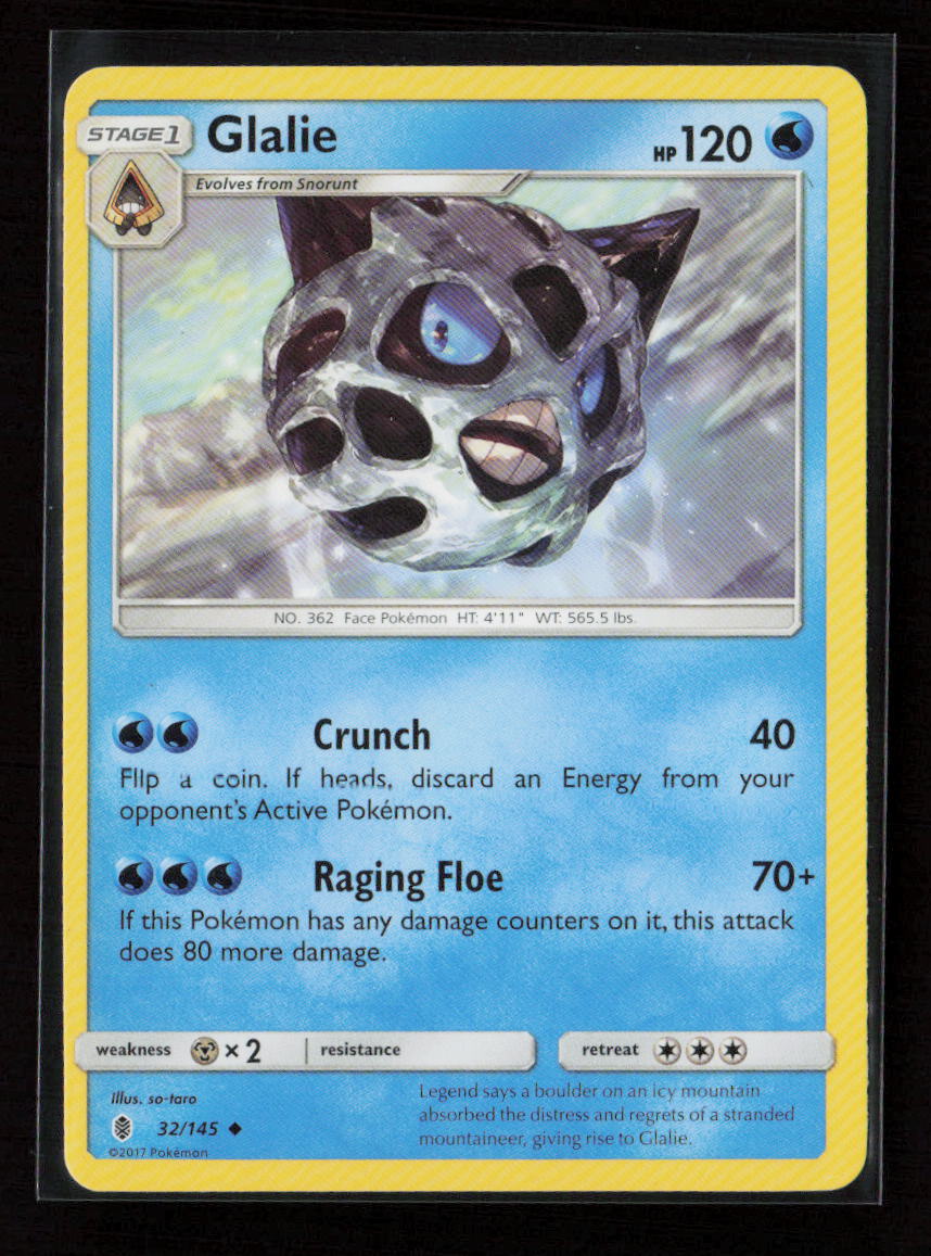 Glalie Uncommon SM - Guardians Rising 32/145 LP