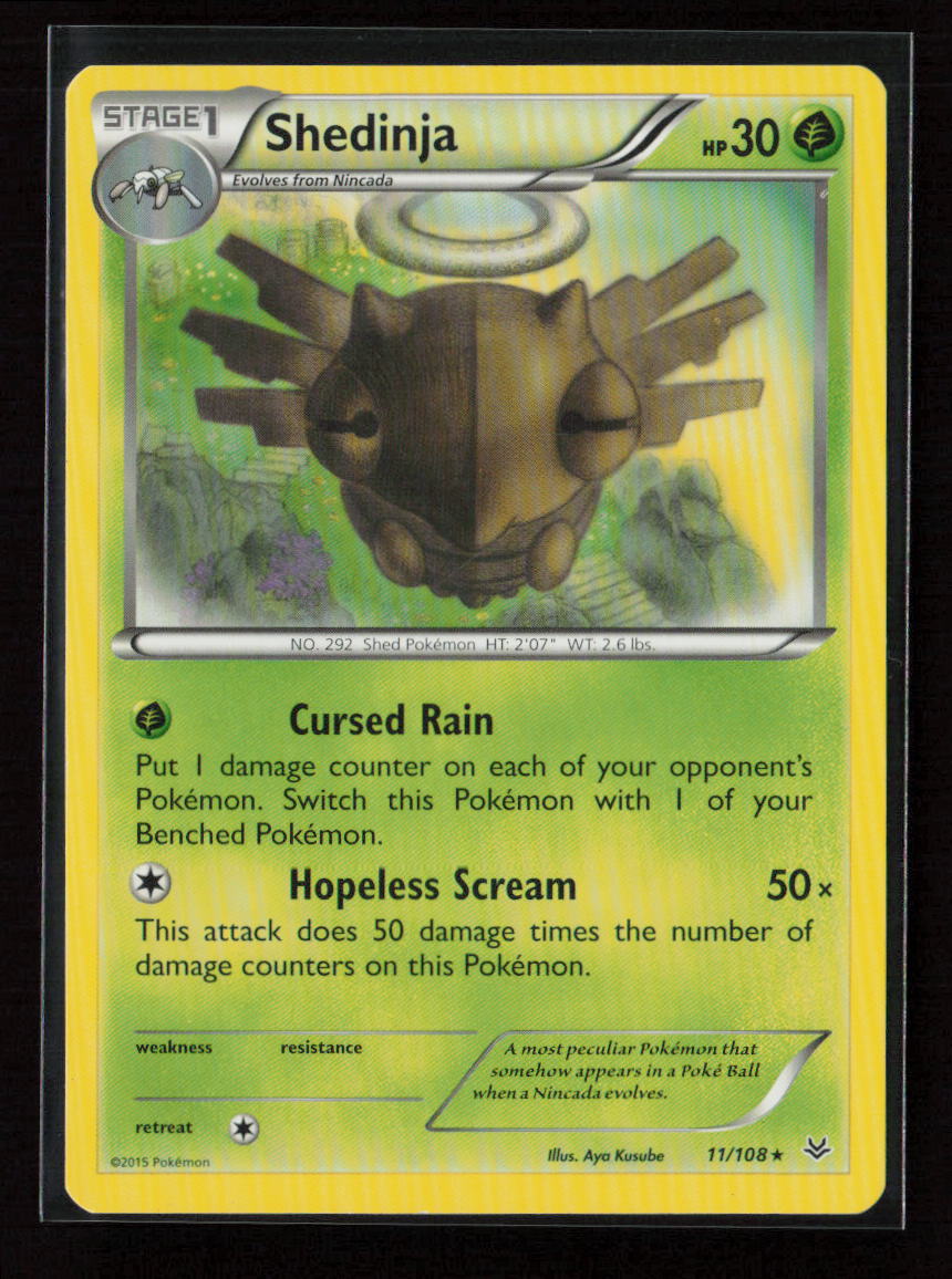Shedinja Rare XY - Roaring Skies 11/108 LP