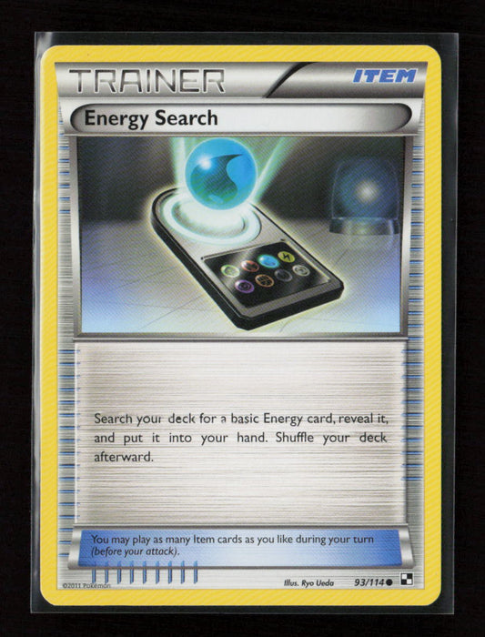 Energy Search Common Black and White 93/114 NM