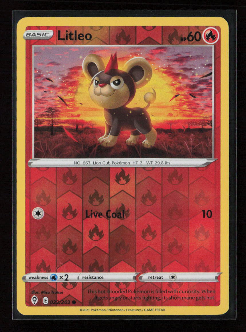 Litleo Common SWSH07: Evolving Skies 022/203 NM