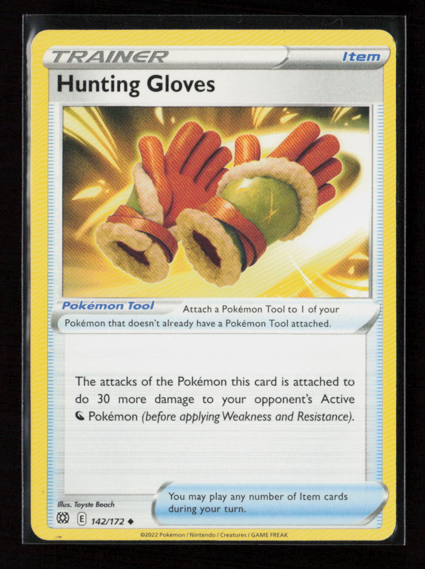 Hunting Gloves Uncommon SWSH09: Brilliant Stars 142/172 LP