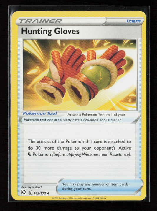 Hunting Gloves Uncommon SWSH09: Brilliant Stars 142/172 LP