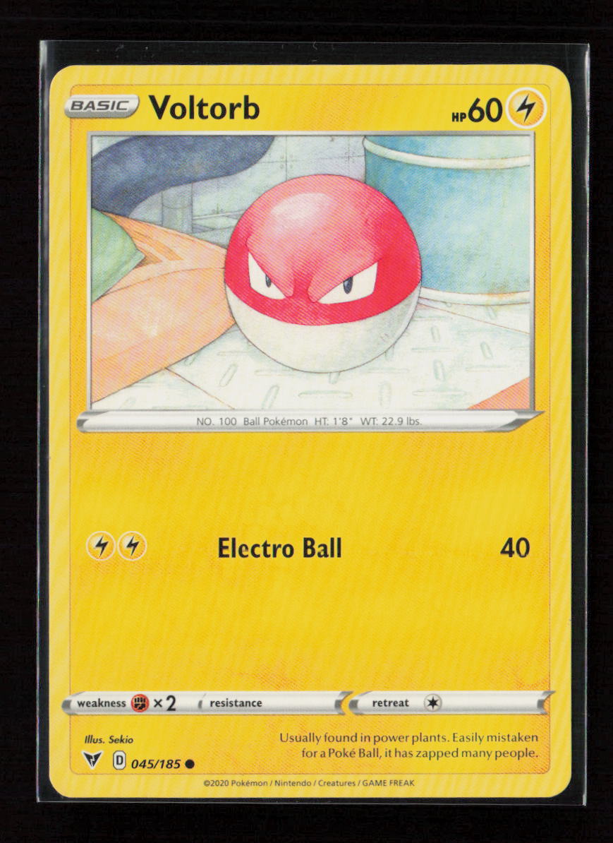 Voltorb Common SWSH04: Vivid Voltage 045/185 LP