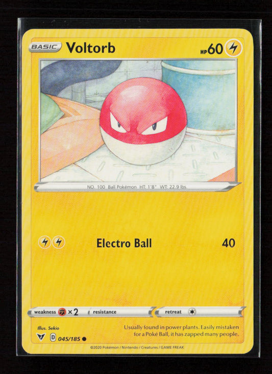 Voltorb Common SWSH04: Vivid Voltage 045/185 LP