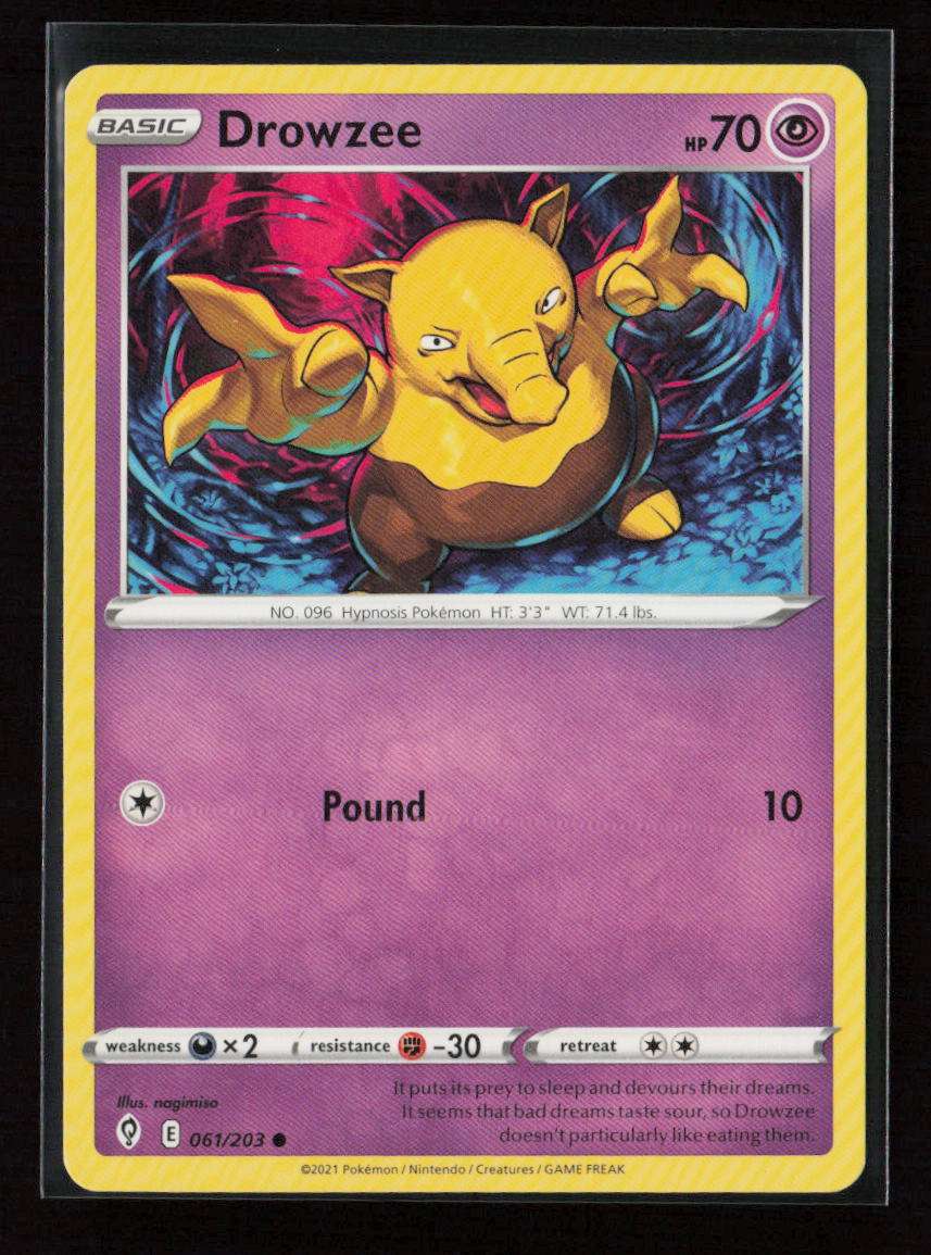 Drowzee Common SWSH07: Evolving Skies 061/203 LP