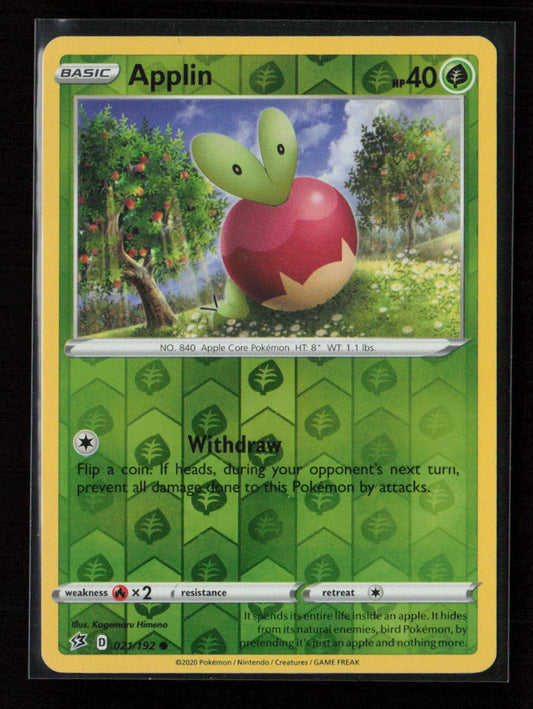 Applin (21) Common SWSH02: Rebel Clash 021/192 NM