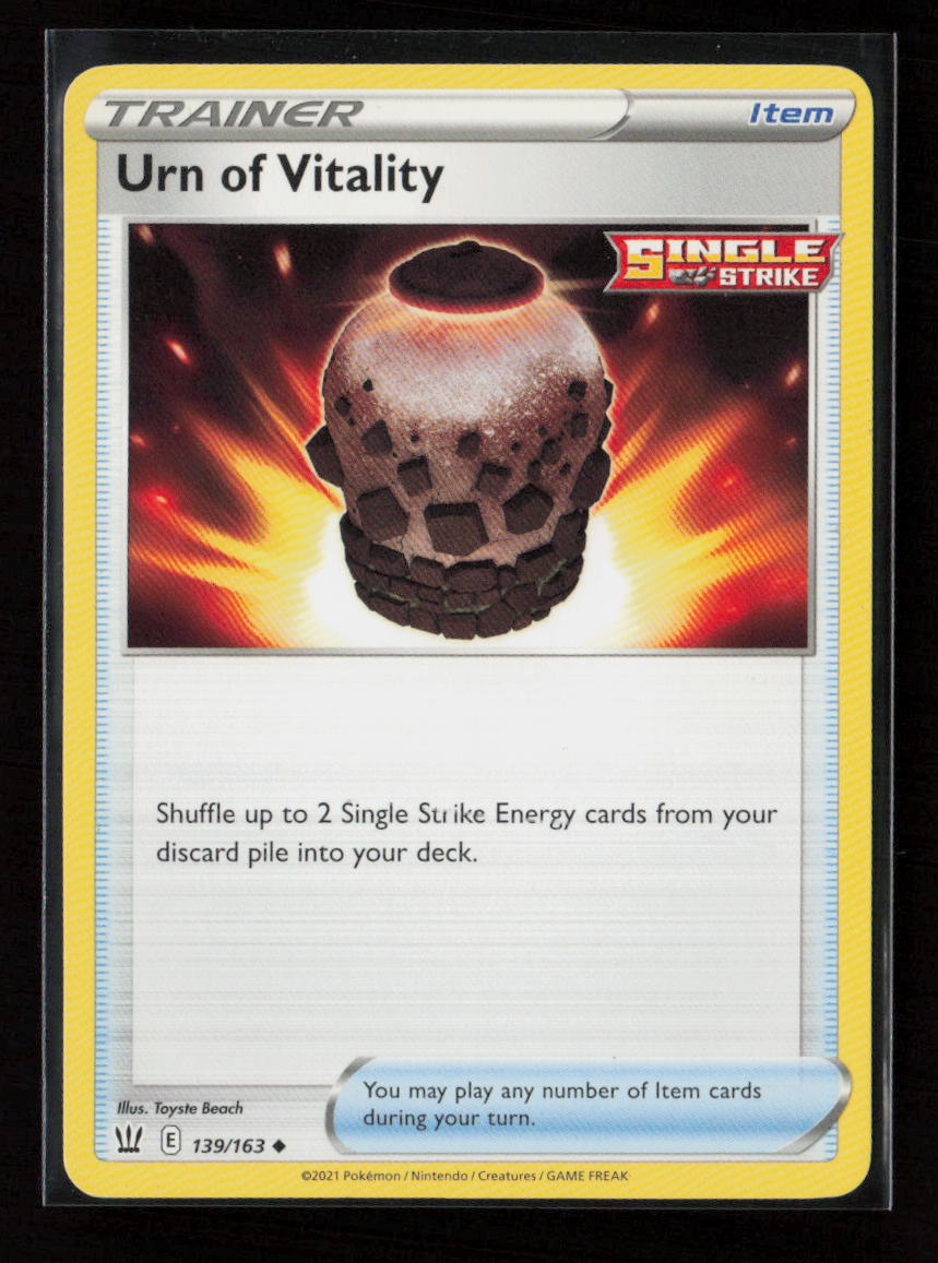 Urn of Vitality Uncommon SWSH05: Battle Styles 139/163 LP
