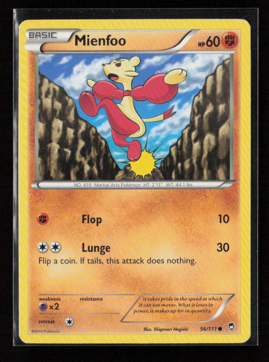Mienfoo Common XY - Furious Fists 56/111 LP - Kang's Collectibles