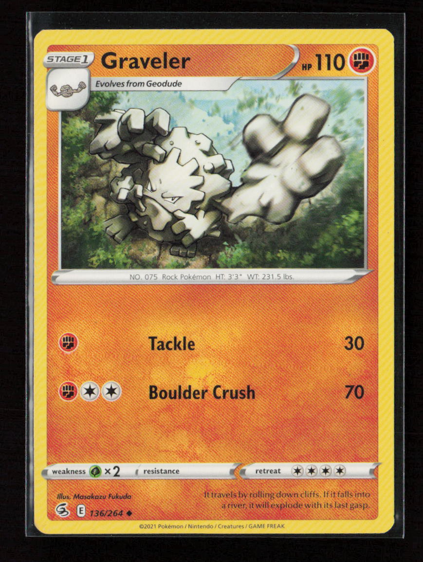 Graveler Uncommon SWSH08: Fusion Strike 136/264 LP