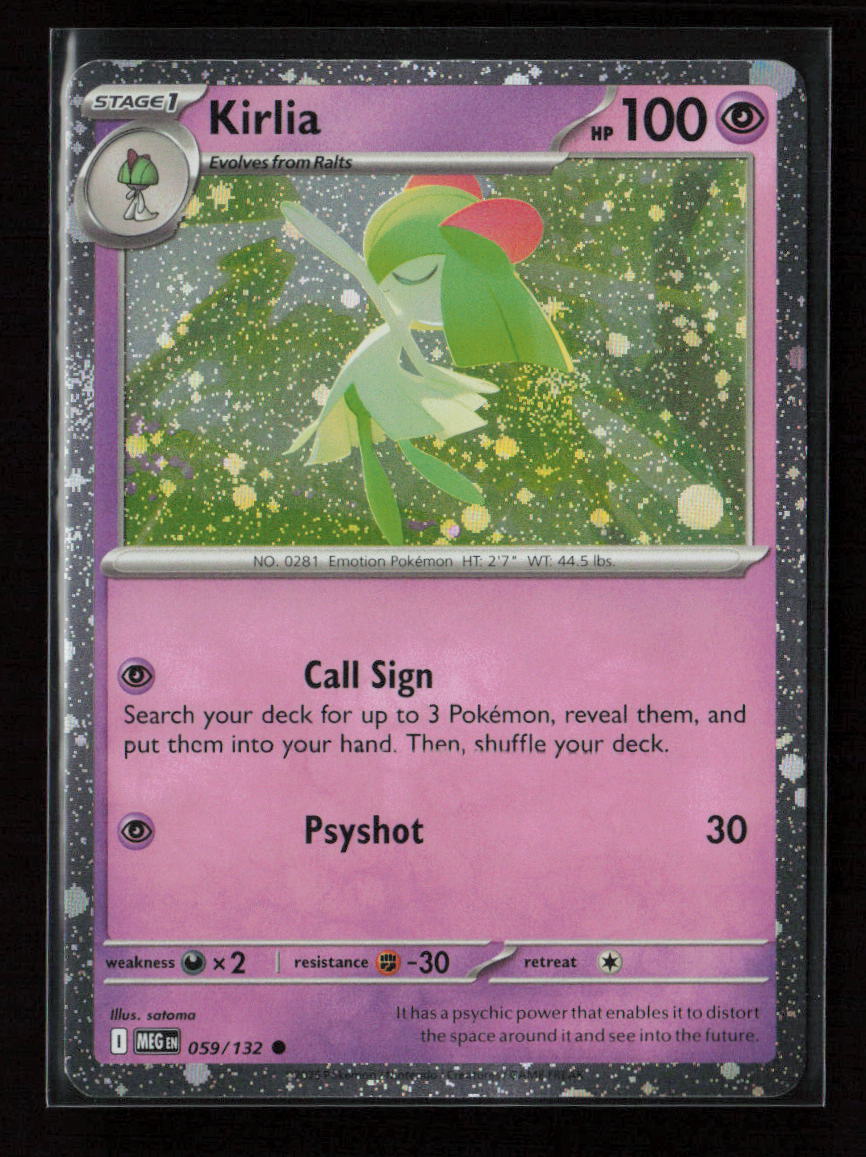 Kirlia (Cosmos Holo) Common Miscellaneous Cards & Products 059/132 NM