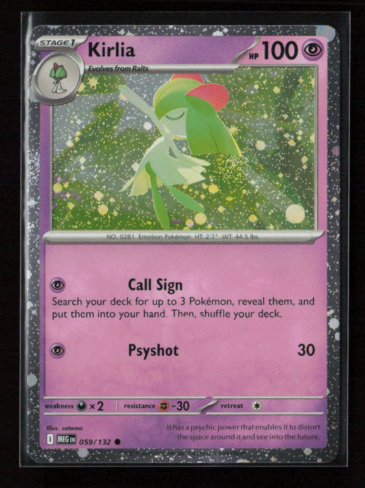 Kirlia (Cosmos Holo) Common Miscellaneous Cards & Products 059/132 NM
