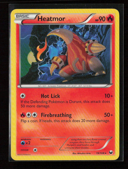 Heatmor Rare Dark Explorers 19/108 LP - Kang's Collectibles