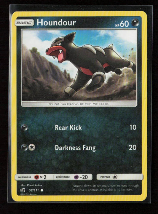 Houndour Common SM - Crimson Invasion 58/111 LP - Kang's Collectibles