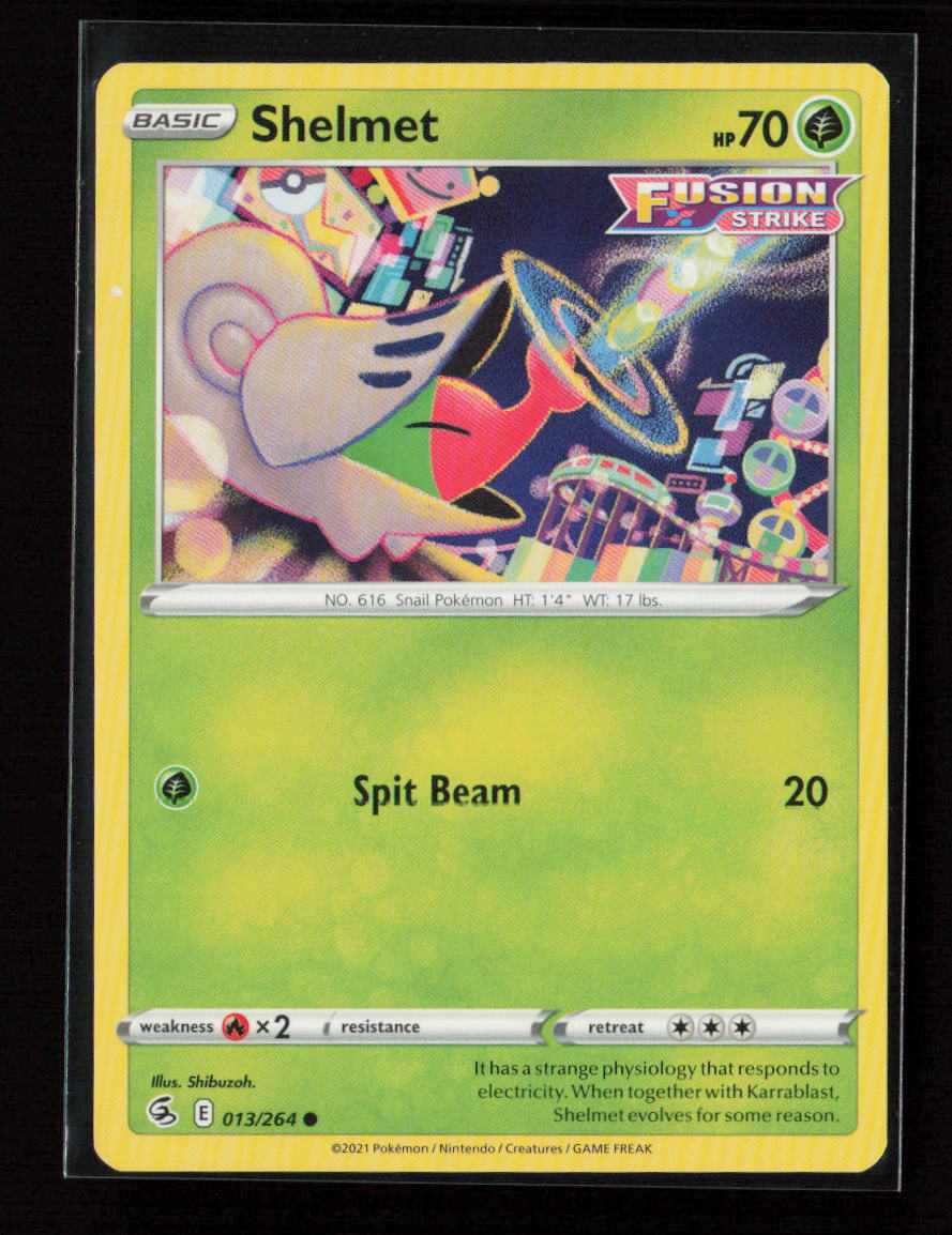 Shelmet Common SWSH08: Fusion Strike 013/264 LP