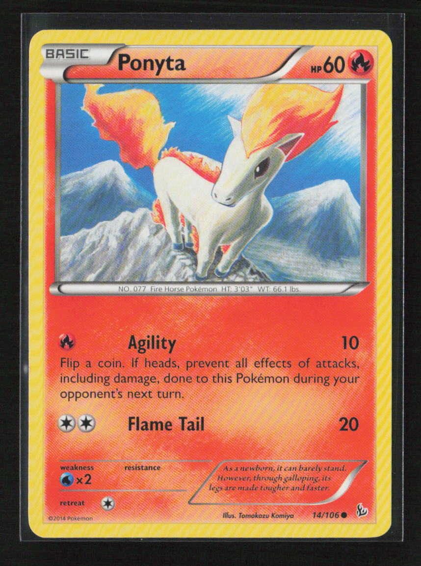 Ponyta Common XY - Flashfire 14/106 LP