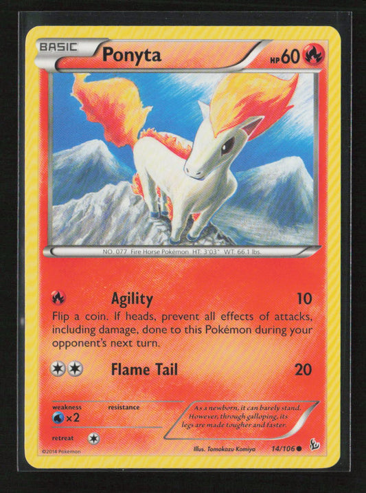 Ponyta Common XY - Flashfire 14/106 LP