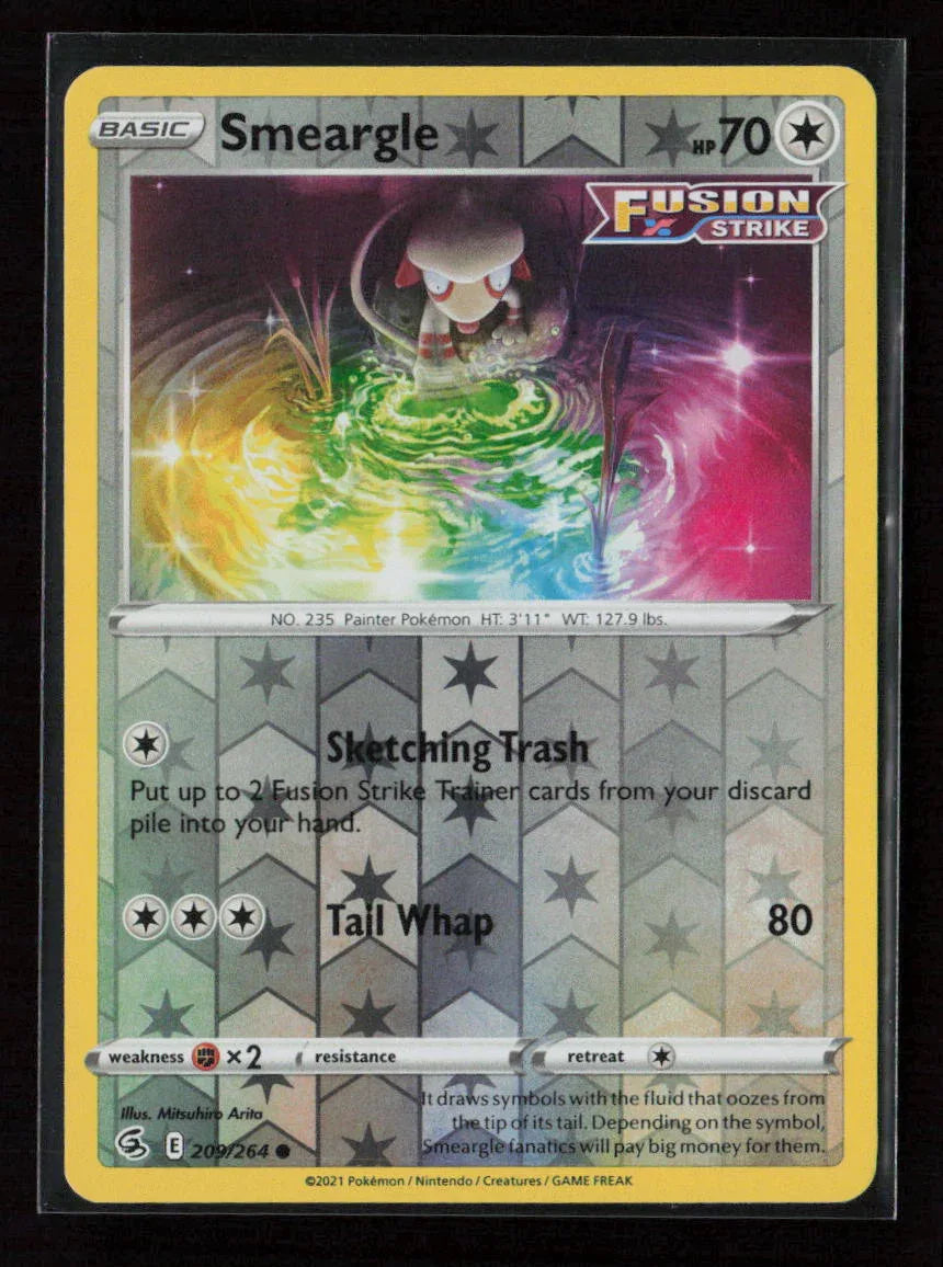 Smeargle Common SWSH08: Fusion Strike 209/264 LP - Kang's Collectibles