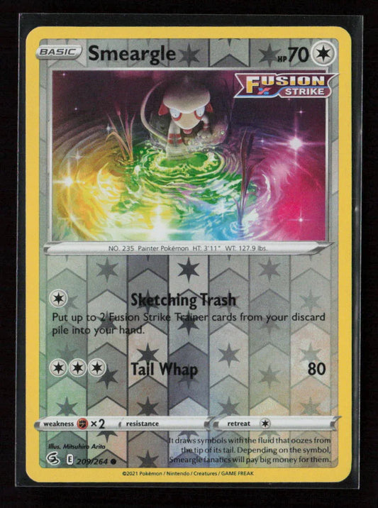 Smeargle Common SWSH08: Fusion Strike 209/264 LP - Kang's Collectibles