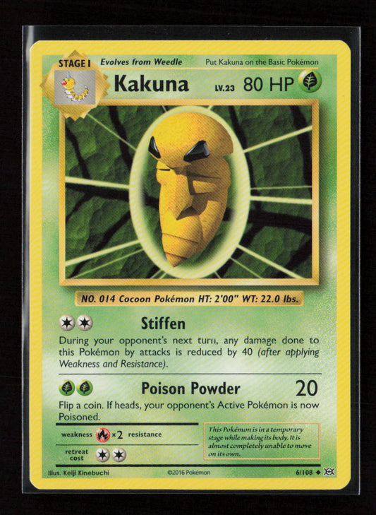 Kakuna Uncommon XY - Evolutions 6/108 LP