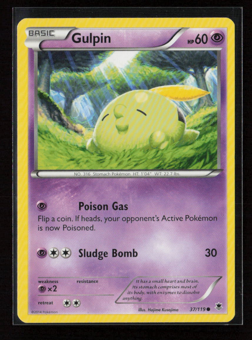 Gulpin Common XY - Phantom Forces 37/119 LP