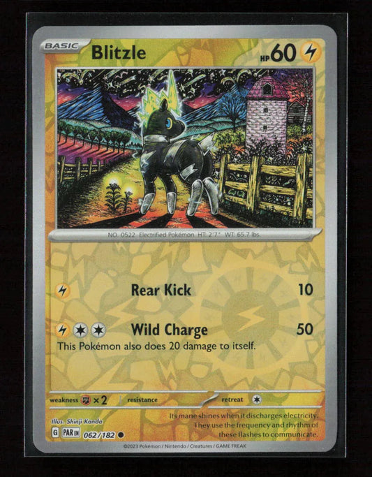 Blitzle - Common SV04: Paradox Rift 062/182 NM - Kang's Collectibles