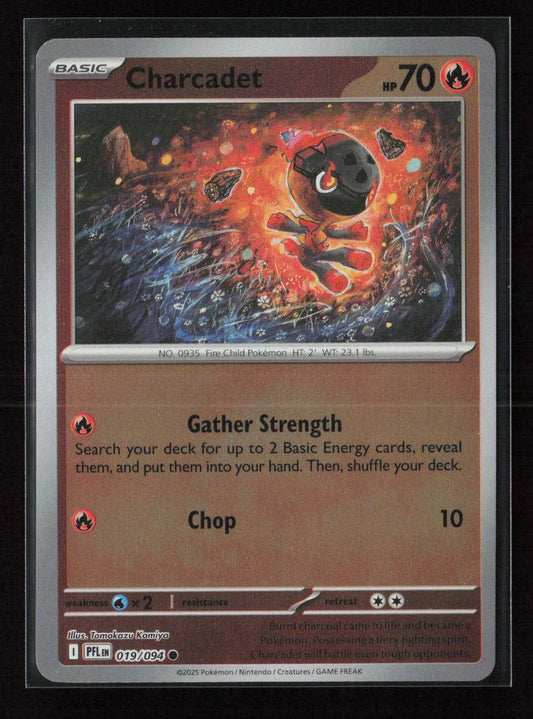 Charcadet Common ME02: Phantasmal Flames 019/094 NM - Kang's Collectibles