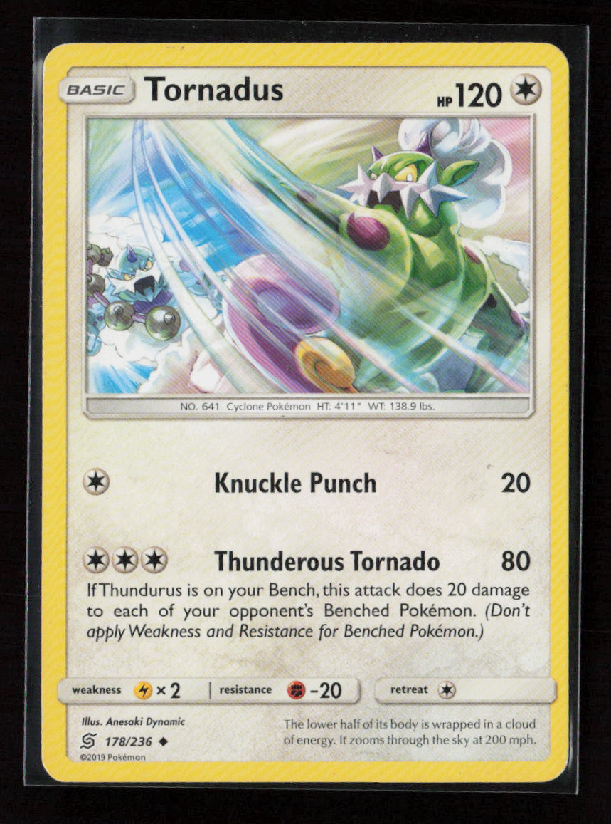 Tornadus Uncommon SM - Unified Minds 178/236 LP