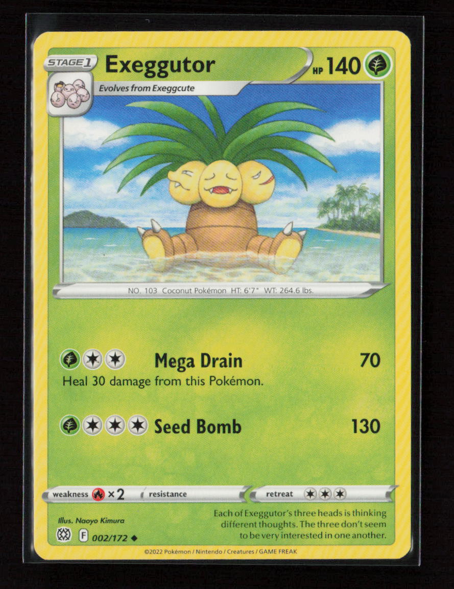Exeggutor Uncommon SWSH09: Brilliant Stars 002/172 LP
