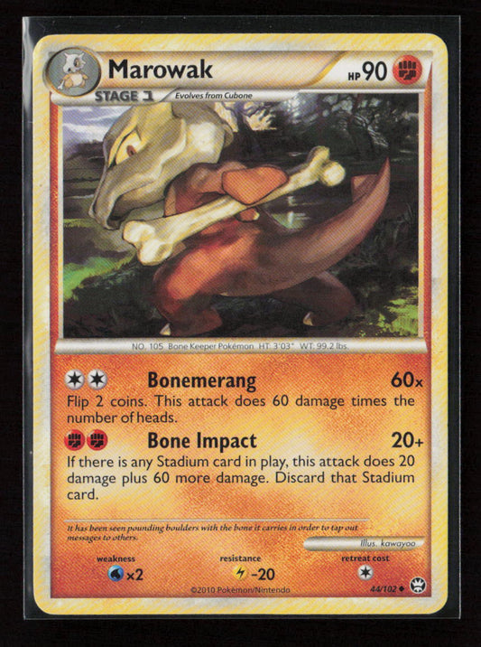 Marowak Uncommon Triumphant 44/102 MP