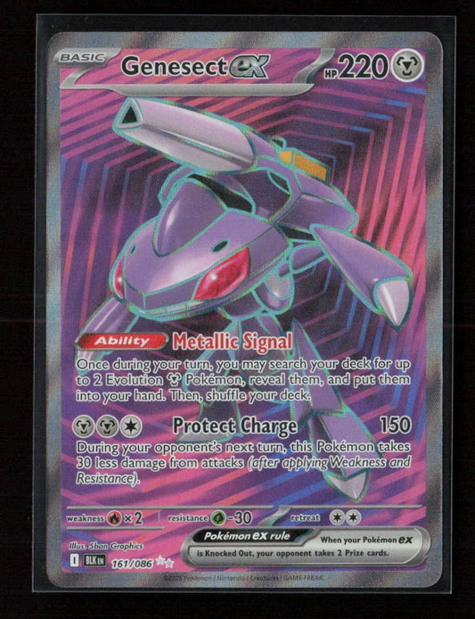 Genesect ex Ultra Rare SV: Black Bolt 161/086 NM - Kang's Collectibles