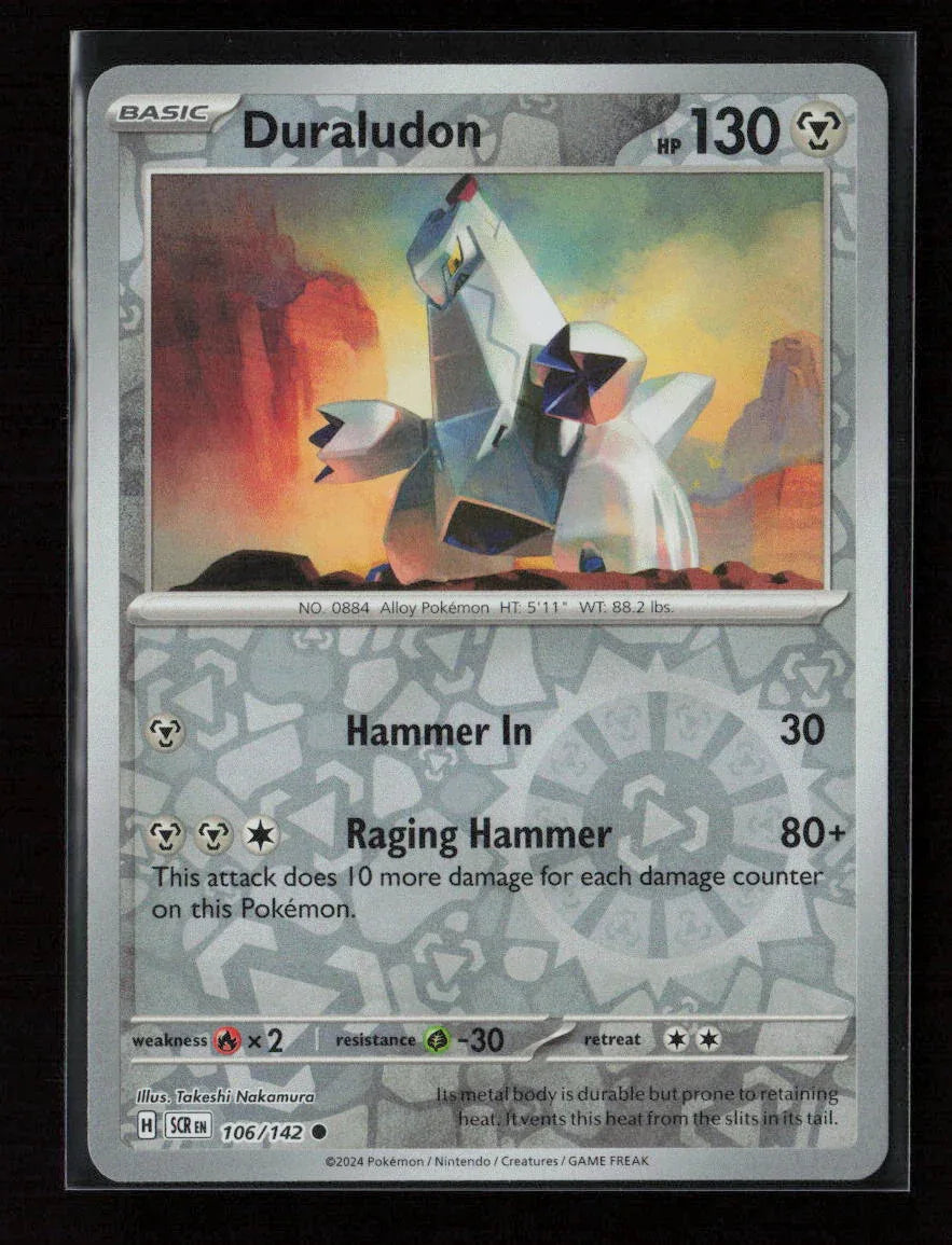 Duraludon Common SV07: Stellar Crown 106/142 NM - Kang's Collectibles