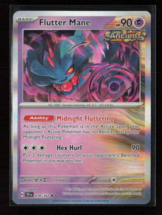 Flutter Mane Rare SV05: Temporal Forces 078/162 NM